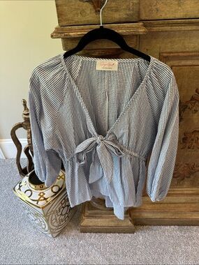 Sugarfox Seersucker Top